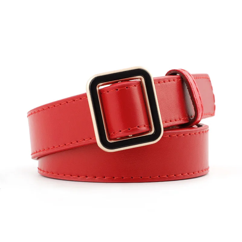 Women's Leather Belt New Design Retro Punk Alloy Square Pin Buckle Student Jeans With Decoration Elegant Simple Belts For Women
Women's Leather Belt New Design Retro Punk Alloy Square Pin Buckle Student Jeans With Decoration Elegant Simple Belts For Women