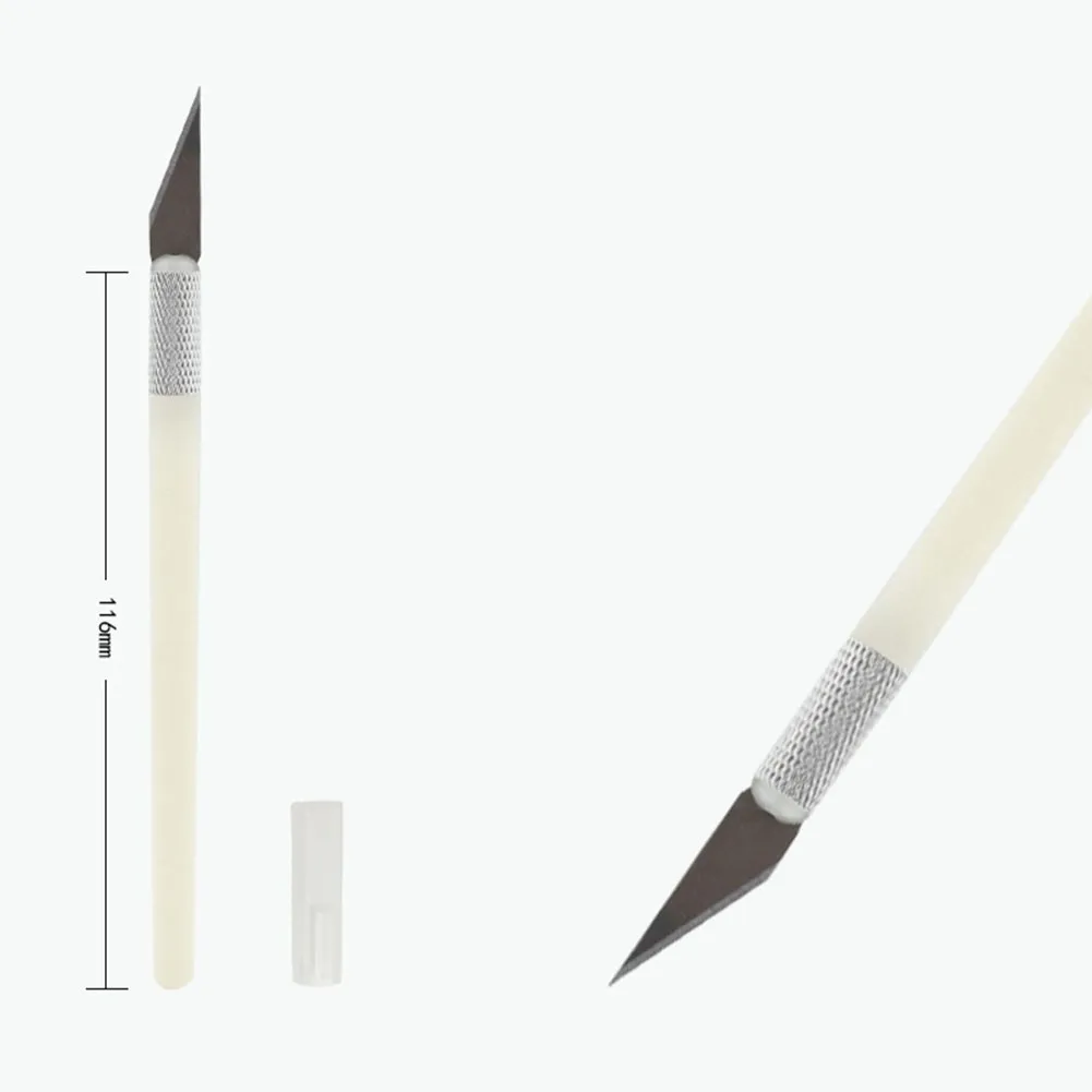 Cutter Blade Cutter Non-Slip Handle Arts Craft Cutting Tool Wood Paper 10 Blades Professional Scalpel DIY Repair Hand Tools
Cutter Blade Cutter Non-Slip Handle Arts Craft Cutting Tool Wood Paper 10 Blades Professional Scalpel DIY Repair Hand Tools