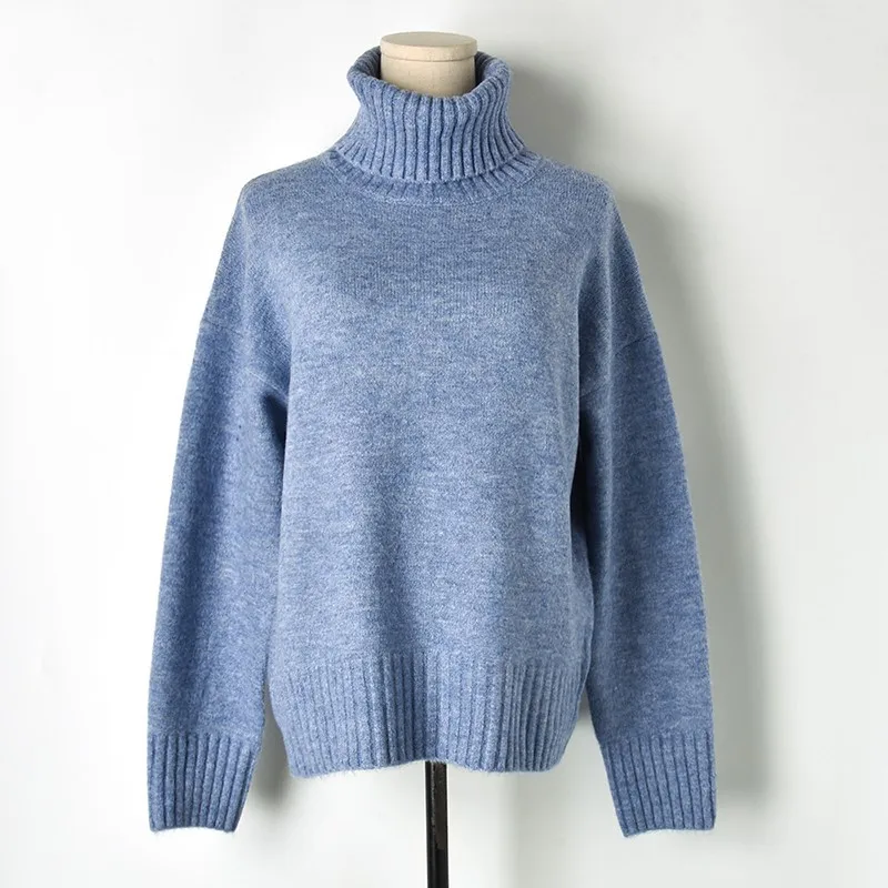 The new winter 2019 warm turtle neck outside of the first lady's fashion loose knitting sweater
The new winter 2019 warm turtle neck outside of the first lady's fashion loose knitting sweater