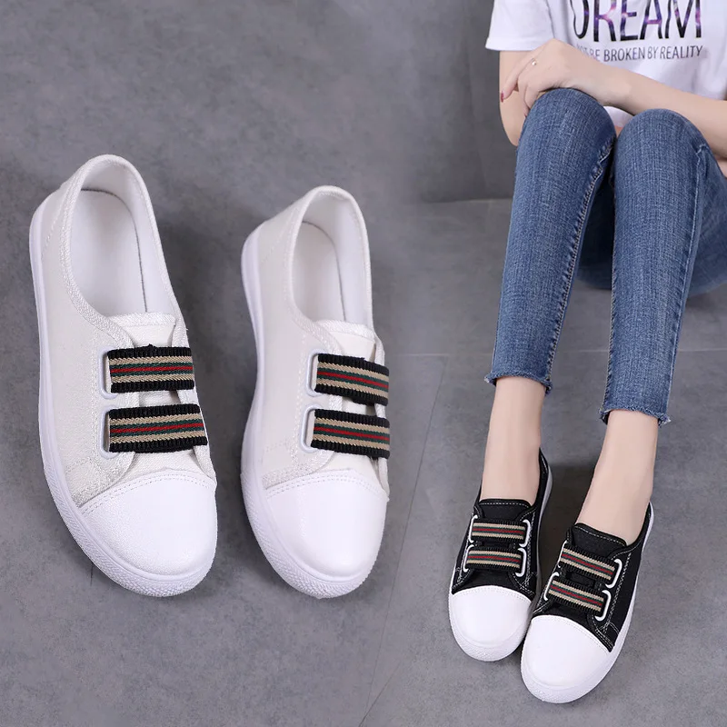 Spring and Autumn New Ladies Canvas Shoes Fashion Casual Flat Shoes Elastic Band Round Toe Comfortable Walking Vulcanized Shoes
Spring and Autumn New Ladies Canvas Shoes Fashion Casual Flat Shoes Elastic Band Round Toe Comfortable Walking Vulcanized Shoes