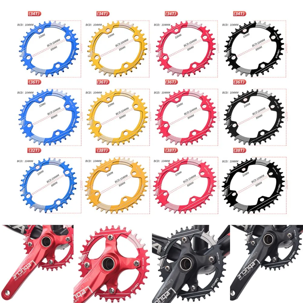 104 BCD Round Chainring MTB Mountain Bike Bicycle 32/34/36/38T Crankset Tooth Plate Parts Cycling Chainring Replace Accessory
104 BCD Round Chainring MTB Mountain Bike Bicycle 32/34/36/38T Crankset Tooth Plate Parts Cycling Chainring Replace Accessory