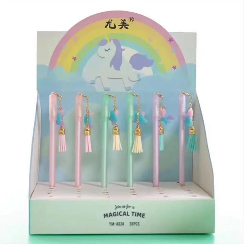 36pcs Creative Stationery Student Pen Unicorn Donut Gel Pen Full Needle Black Ink Pen School Supplies Office Supplies 0.5mm
36pcs Creative Stationery Student Pen Unicorn Donut Gel Pen Full Needle Black Ink Pen School Supplies Office Supplies 0.5mm