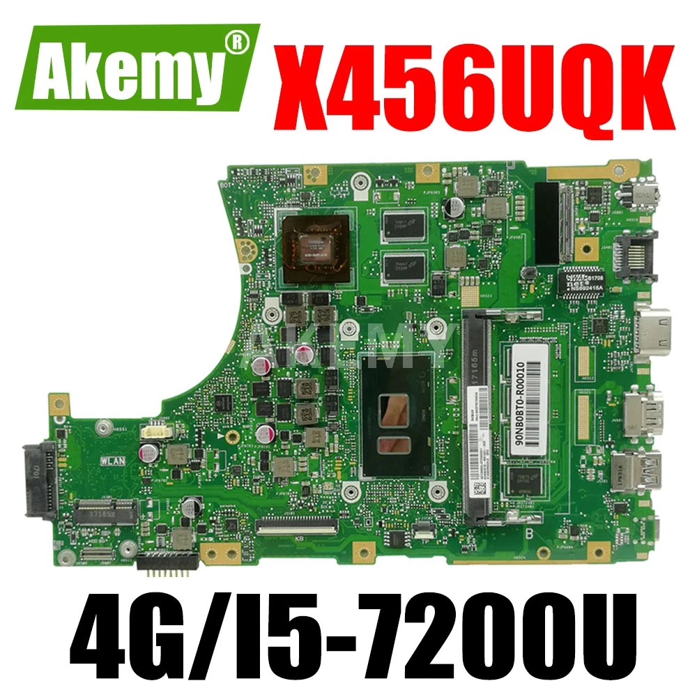 Новая материнская плата X456UQK для ASUS X456UVK X456UQK X456UB X456UJ F456U X456UV A456U Материнская плата ноутбука 4G / I5-7200U GT930M / GT940M
Новая материнская плата X456UQK для ASUS X456UVK X456UQK X456UB X456UJ F456U X456UV A456U Материнская плата ноутбука 4G / I5-7200U GT930M / GT940M