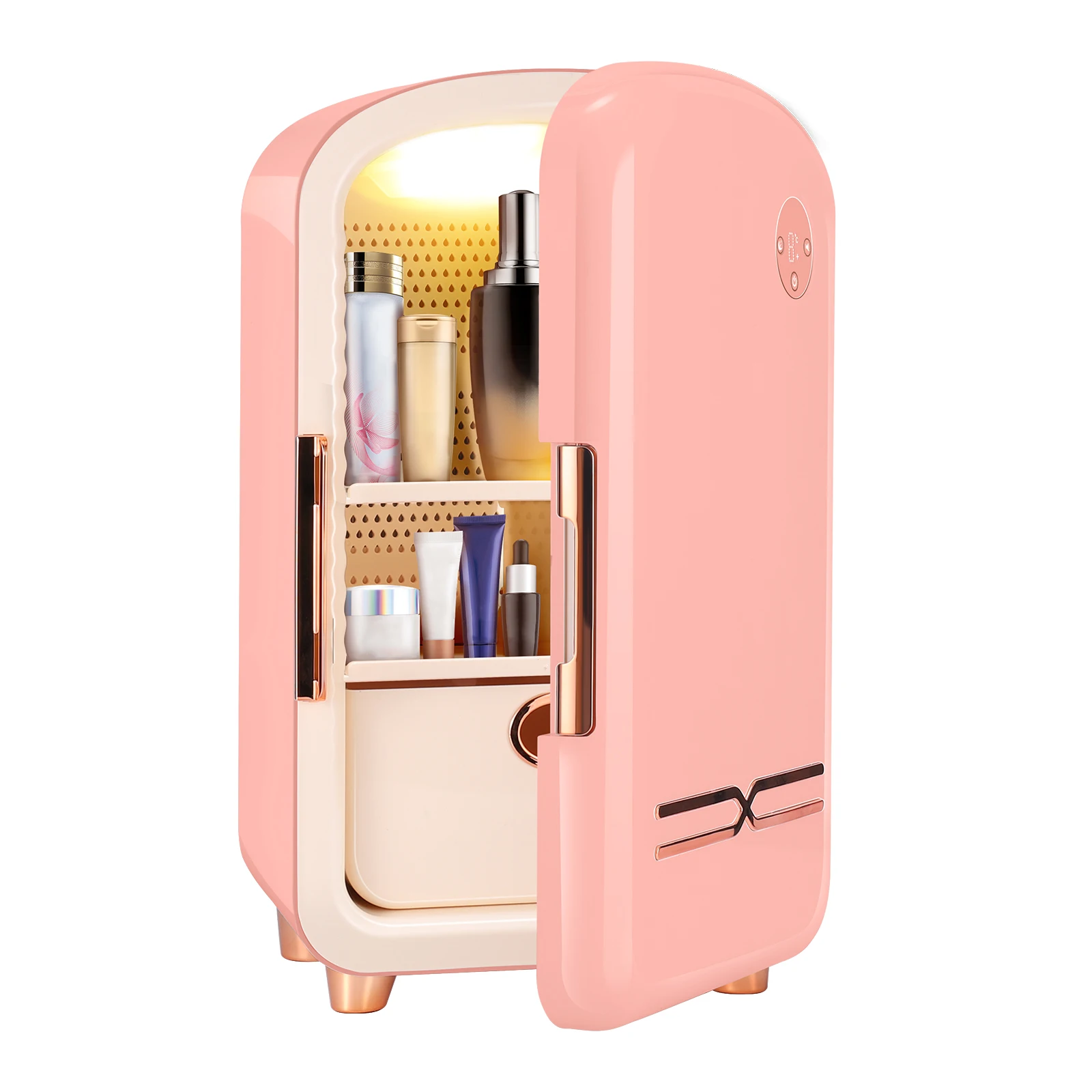 12L Pink Mini Fridge Professional Beauty Refrigerator Skin Care Cosmetics Small Refrigerator Intelligent Preservation 110V-240V
12L Pink Mini Fridge Professional Beauty Refrigerator Skin Care Cosmetics Small Refrigerator Intelligent Preservation 110V-240V