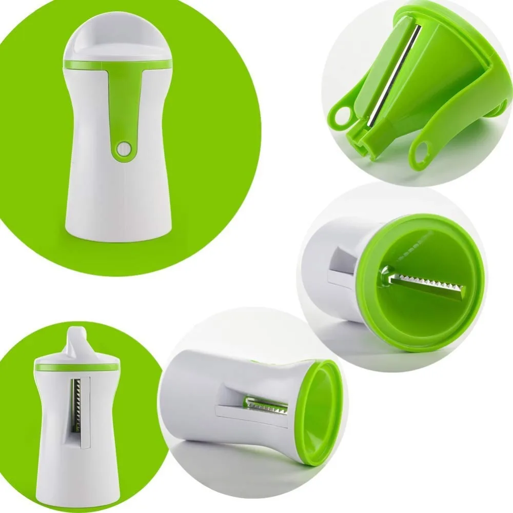 Portable Spiralizer Vegetable Slicer Handheld Spiralizer Peeler Stainless Steel Spiral Slicer for Potatoes Zucchini Spaghetti
Portable Spiralizer Vegetable Slicer Handheld Spiralizer Peeler Stainless Steel Spiral Slicer for Potatoes Zucchini Spaghetti