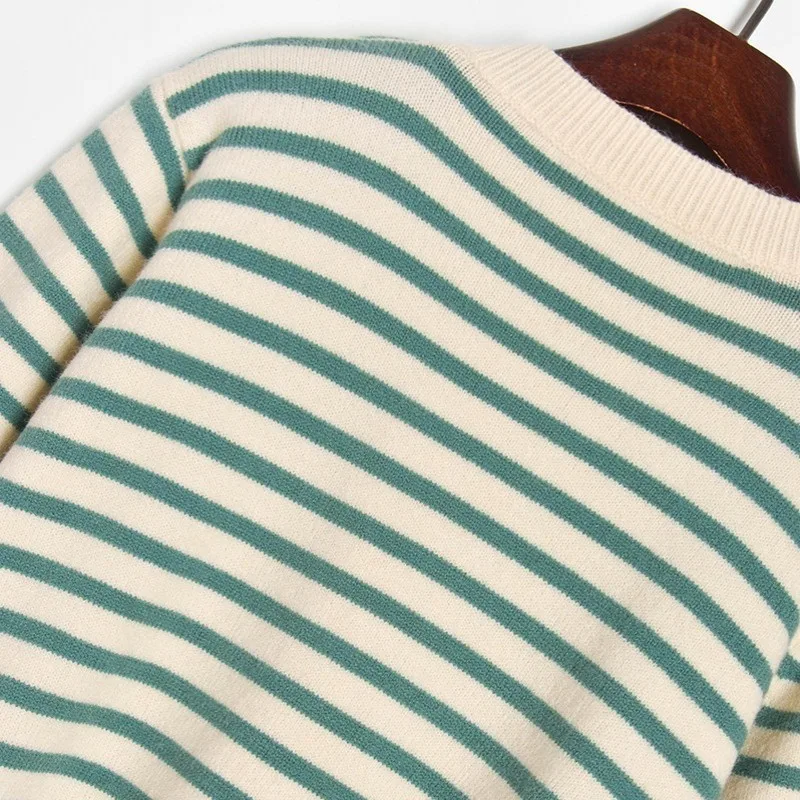 Autumn Sweet Ruffle Striped Cardigan Sweater Women Harajuku O-Neck Long Sleeve Slim Fit Sweaters Female Casual Knitted Jacket
Autumn Sweet Ruffle Striped Cardigan Sweater Women Harajuku O-Neck Long Sleeve Slim Fit Sweaters Female Casual Knitted Jacket