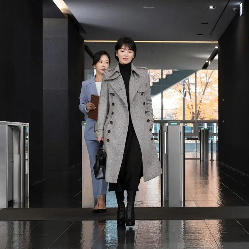 2023 Spring Winter Woman Long Windproof Jacket Female Warm Parkas Coat Ladies Double Breasted Casual Clothes Trench Outwear Q42
2023 Spring Winter Woman Long Windproof Jacket Female Warm Parkas Coat Ladies Double Breasted Casual Clothes Trench Outwear Q42
