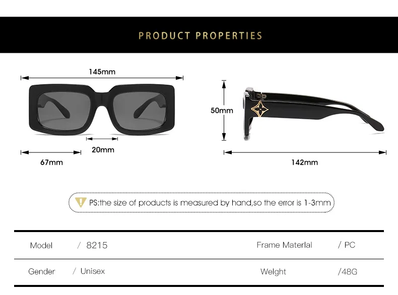 2021 New Rectangle Square Sunglasses Women Men Fashion Luxury Vintage Color Gradients Lens Frame Cool Stars Logo Sunglasses
2021 New Rectangle Square Sunglasses Women Men Fashion Luxury Vintage Color Gradients Lens Frame Cool Stars Logo Sunglasses