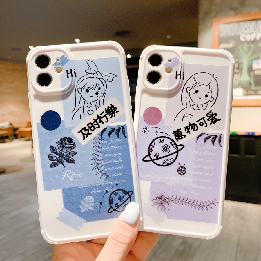 Cartoon Boy Girl Airbag Shockproof Case for iPhone 11 12 Pro Max X Xs Max Xr 6 6s 7 8 Plus Soft Silicone Anti-knock Luxury Funda
Cartoon Boy Girl Airbag Shockproof Case for iPhone 11 12 Pro Max X Xs Max Xr 6 6s 7 8 Plus Soft Silicone Anti-knock Luxury Funda