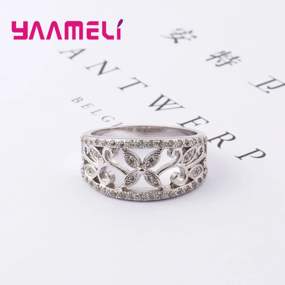 Antique 925 Sterling Silver Jewelry Ring for Women Female Clear Cubic Zircon Crystal Flower Carving Wedding Band Fine Jewelry
Antique 925 Sterling Silver Jewelry Ring for Women Female Clear Cubic Zircon Crystal Flower Carving Wedding Band Fine Jewelry