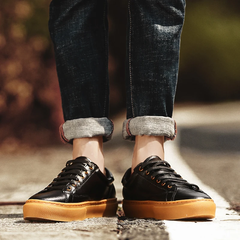 Zapatillas Casual Hombre Shoes Men Casual Sneakers Black Leather Man Fashion Shoe Sport Men's Sapato Masculino Flat Mens
Zapatillas Casual Hombre Shoes Men Casual Sneakers Black Leather Man Fashion Shoe Sport Men's Sapato Masculino Flat Mens