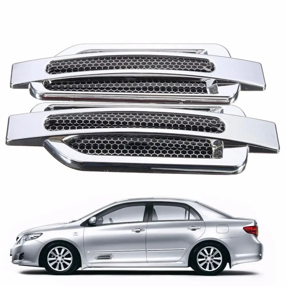 1 Pair Car Hood Side Air Flow Vent Cover Intake Grille Duct Decoration Stickers Exterior Automobile Accessories
1 Pair Car Hood Side Air Flow Vent Cover Intake Grille Duct Decoration Stickers Exterior Automobile Accessories