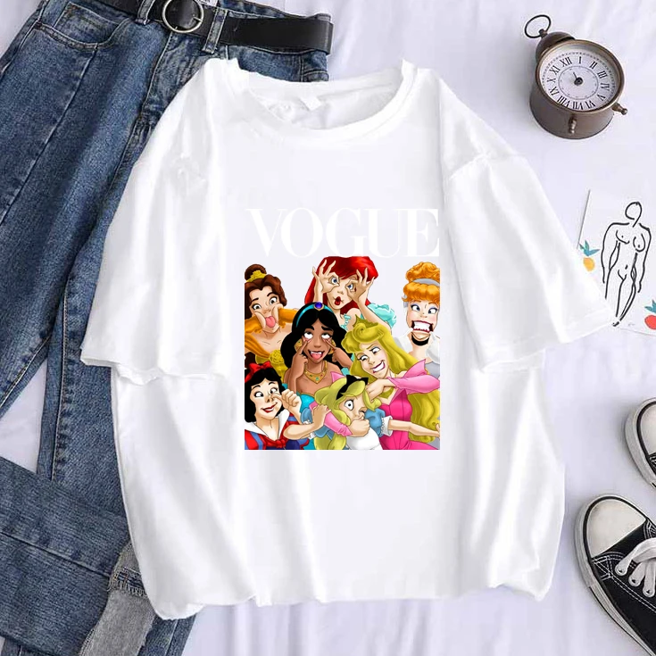 Women Princess Black Fashion T-shirt Girl 90S Harajuku 100% Cotton T-shirt Female White Tops Tee,Drop Ship
Women Princess Black Fashion T-shirt Girl 90S Harajuku 100% Cotton T-shirt Female White Tops Tee,Drop Ship