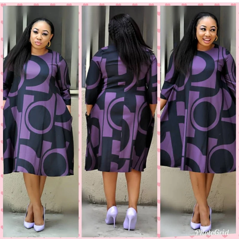 Large size african women dress dashiki print dresses half sleeve spring vestidos Temperament casual dress
Large size african women dress dashiki print dresses half sleeve spring vestidos Temperament casual dress