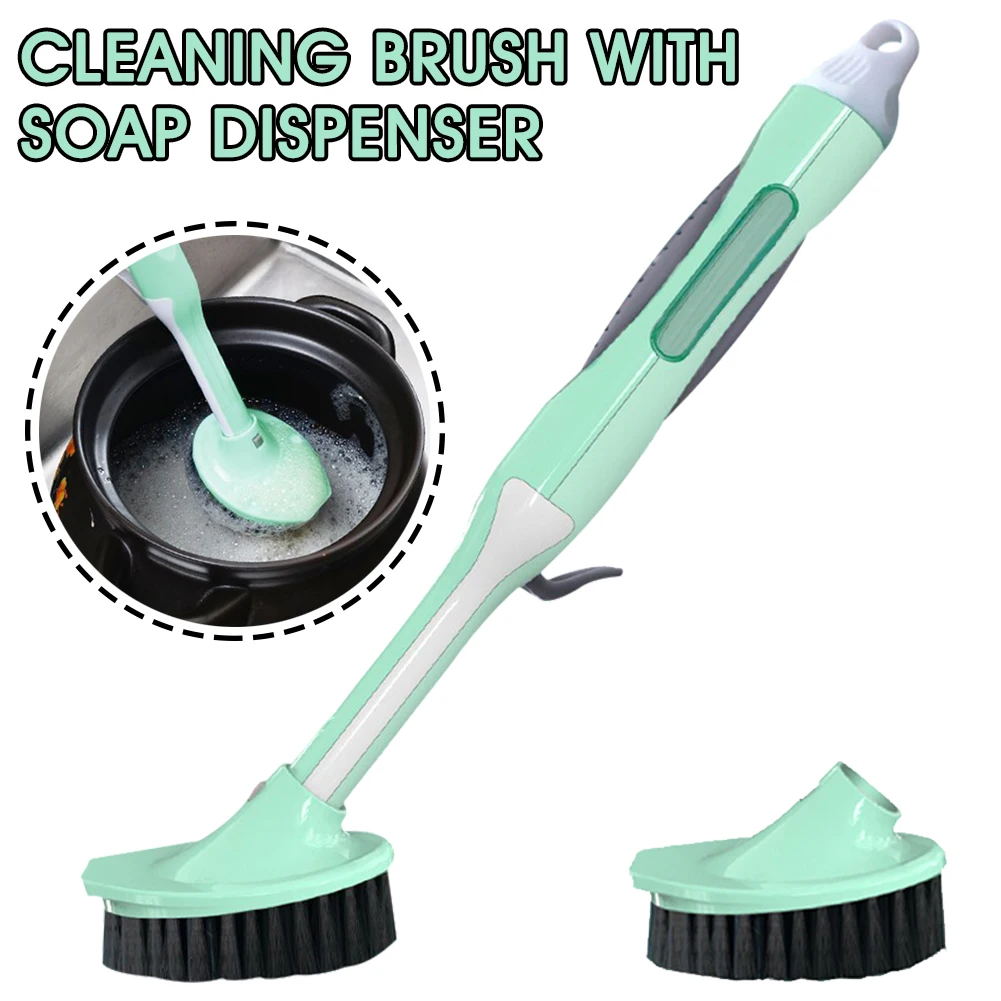 Long Handle Pot Brush Dish Bowl Washing Cleaning Brush Soap Dispenser Kitchen Sink Scrubber Automatic Sponge Dishwasher Brush
Long Handle Pot Brush Dish Bowl Washing Cleaning Brush Soap Dispenser Kitchen Sink Scrubber Automatic Sponge Dishwasher Brush
