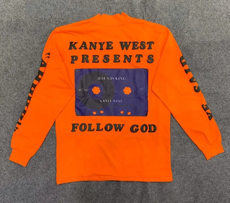 Футболка Kanye с надписью West Trust God для мужчин и женщин, Топ с длинным рукавом и 3D-принтом надписи Trust God в стиле хип-хоп
Футболка Kanye с надписью West Trust God для мужчин и женщин, Топ с длинным рукавом и 3D-принтом надписи Trust God в стиле хип-хоп