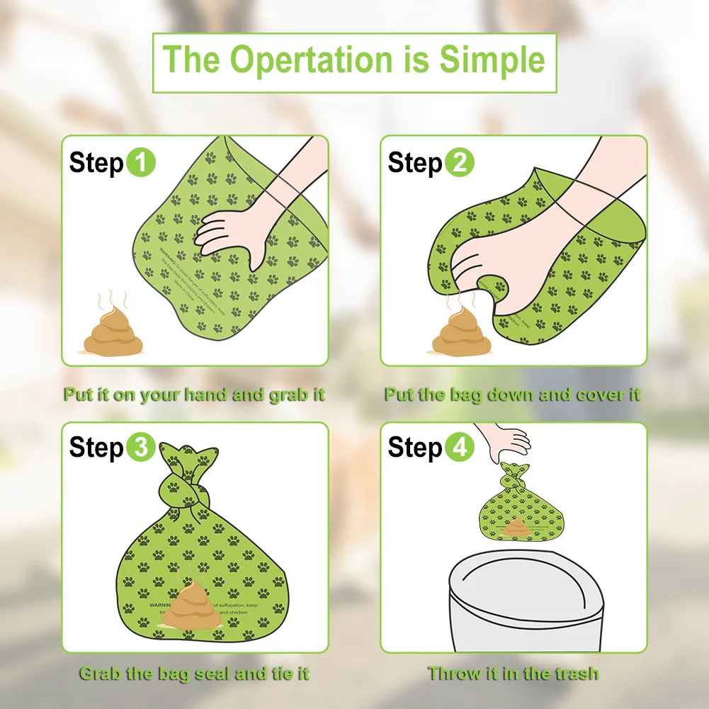 New Biodegradable Pet Poop Bag Poop Bag Poop Picker Pet Supplies Portable Outdoor Pet Garbage Gags
New Biodegradable Pet Poop Bag Poop Bag Poop Picker Pet Supplies Portable Outdoor Pet Garbage Gags