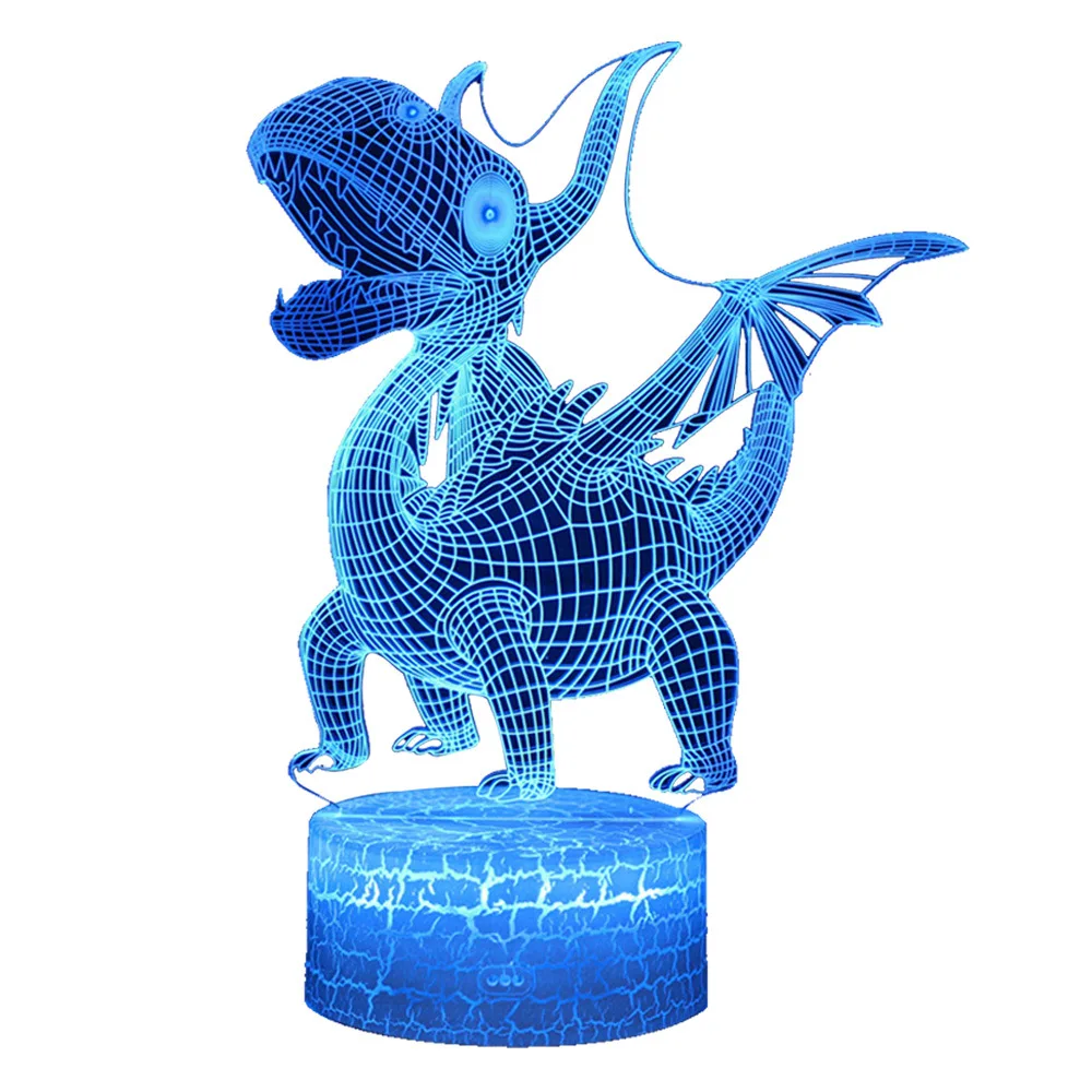 Dinosaur Series Colorful 3D Small Night Lamp LED Touch Remote Control Creative Christmas Gift 3D Table Lamp
Dinosaur Series Colorful 3D Small Night Lamp LED Touch Remote Control Creative Christmas Gift 3D Table Lamp