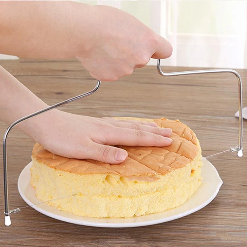 FILBAKE Stainless Steel Adjustable Wire Cake Slicer Bakeware Cooking Tool Cake Baking Tools High Quality Kitchen Accessories
FILBAKE Stainless Steel Adjustable Wire Cake Slicer Bakeware Cooking Tool Cake Baking Tools High Quality Kitchen Accessories