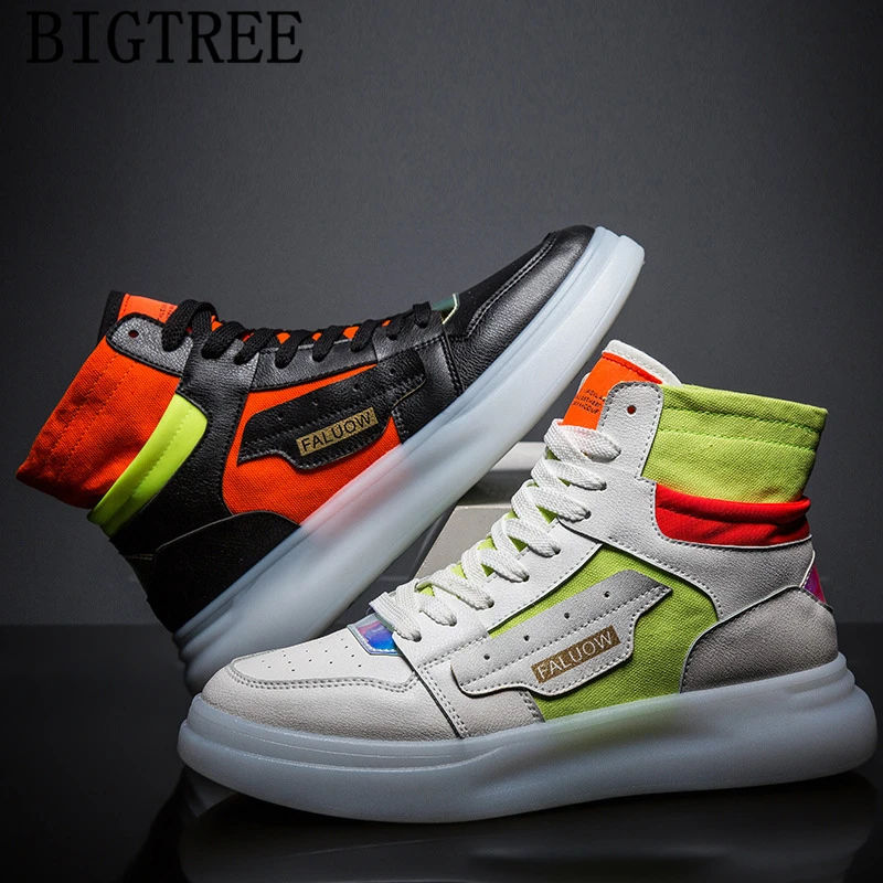 Designer Men Shoes Leather Sneakers Harajuku Men Casual Shoes Hip Hop Luxury Shoes Sneakers High Top Sneakers Erkek Ayakkabi
Designer Men Shoes Leather Sneakers Harajuku Men Casual Shoes Hip Hop Luxury Shoes Sneakers High Top Sneakers Erkek Ayakkabi