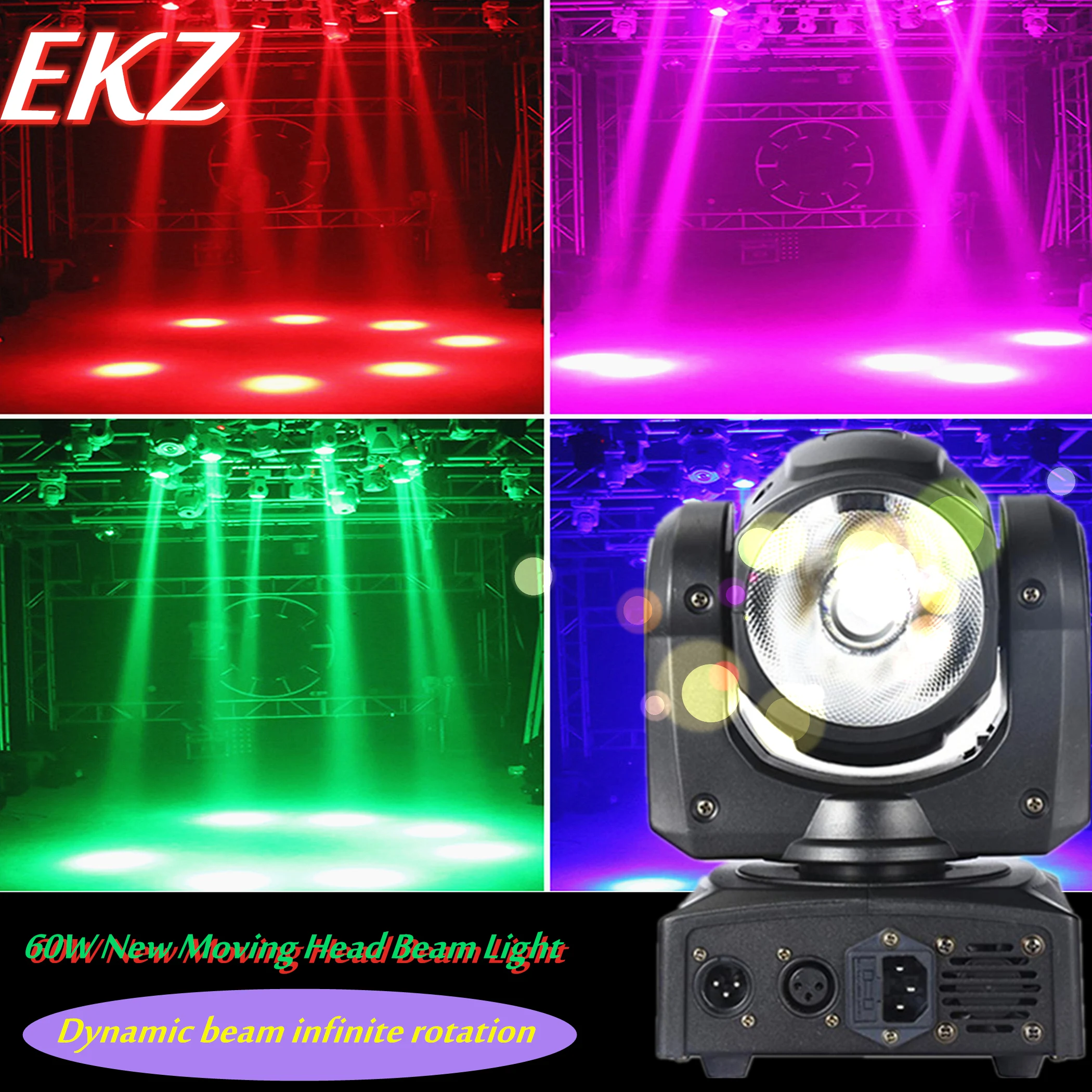 Moving head 60w beam light RGBW 4in1 with dmx-512 led stage lights for party club dj lighting
Moving head 60w beam light RGBW 4in1 with dmx-512 led stage lights for party club dj lighting