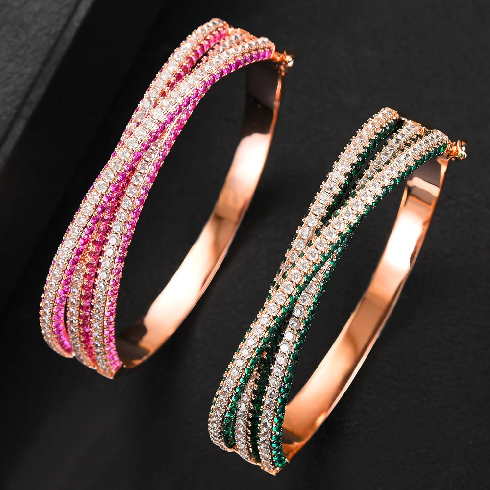 Jimbora Original Tangled lines Cuff Bangle Jewelry For Women Full Micro Cubic Zircon Jewelry Bangle for Women Girls Party 2020
Jimbora Original Tangled lines Cuff Bangle Jewelry For Women Full Micro Cubic Zircon Jewelry Bangle for Women Girls Party 2020