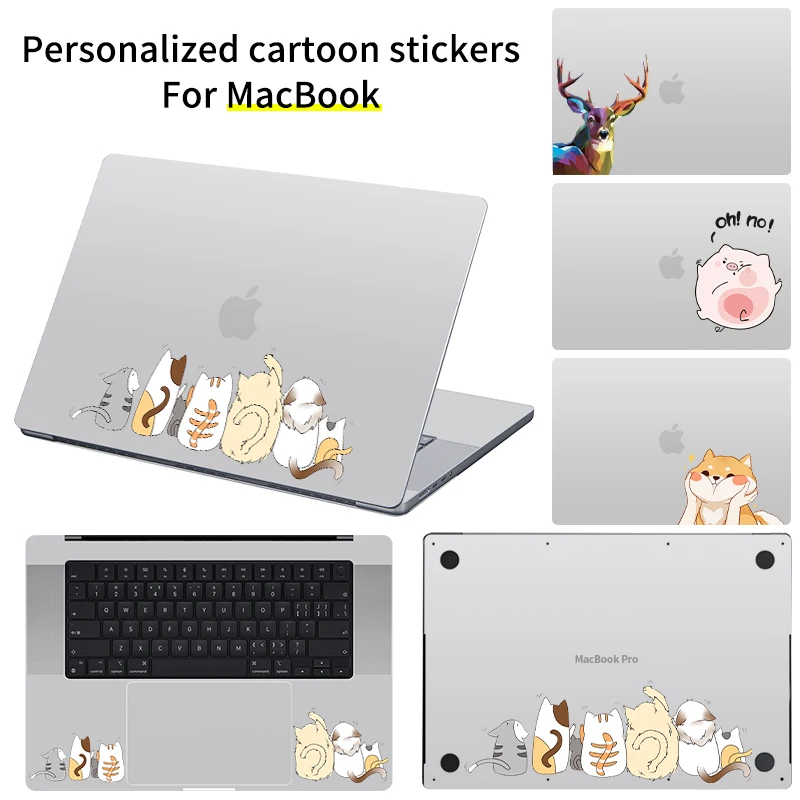 Мультяшная наклейка для нового Macbook pro14 M1 A2442 защитный чехол ноутбука виниловые