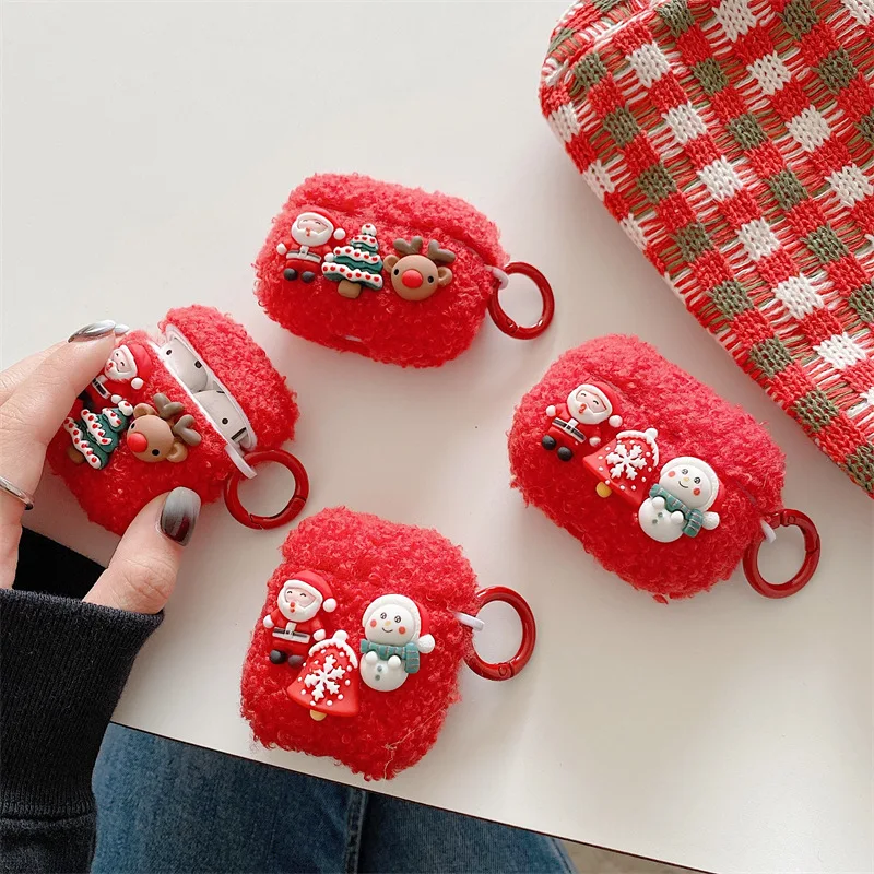 Christmas Santa Claus elk snowman 2021 AirPods 3 Case Apple AirPods 2 Case Cover AirPods Pro Case IPhone Earbuds Accessories
Christmas Santa Claus elk snowman 2021 AirPods 3 Case Apple AirPods 2 Case Cover AirPods Pro Case IPhone Earbuds Accessories