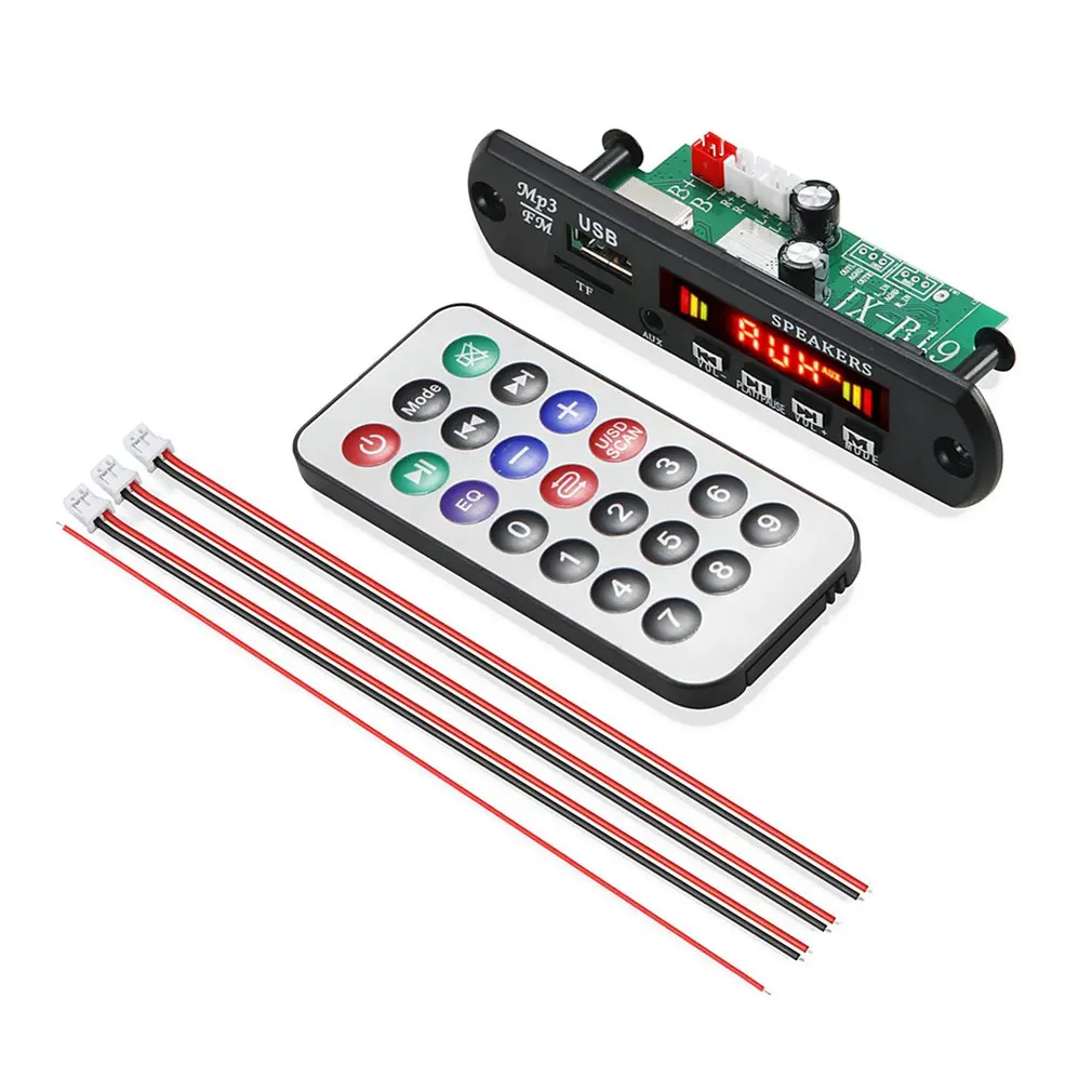 Decoder Board 12V With Power Amplifier 2*40W Wireless MP3 Decoder Board Color Screen With Recording Call Lossless Mianboard
Decoder Board 12V With Power Amplifier 2*40W Wireless MP3 Decoder Board Color Screen With Recording Call Lossless Mianboard
