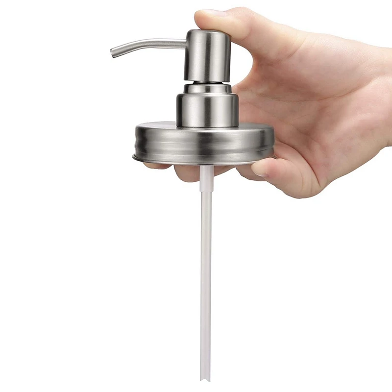 Double Stainless Steel Soap Pump and Lotion Dispenser Lid,Replacement Rust Proof Soap and Lotion Dispenser Pump for Mason Jars o
Double Stainless Steel Soap Pump and Lotion Dispenser Lid,Replacement Rust Proof Soap and Lotion Dispenser Pump for Mason Jars o