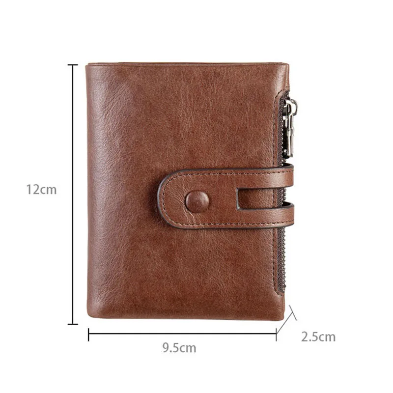 Man Coin Purse 100% Genuine Leather Wallet Business Credit Card Holder RFID Blocking Vertical Retro Zipper Wallet Men
Man Coin Purse 100% Genuine Leather Wallet Business Credit Card Holder RFID Blocking Vertical Retro Zipper Wallet Men