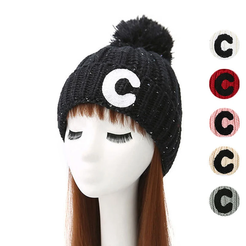 Fashion Korean Version Of The Letter Knitted Hat Autumn And Winter Ladies Warm Wool Hat Plus Velvet Sequined Ear Protection Hat
Fashion Korean Version Of The Letter Knitted Hat Autumn And Winter Ladies Warm Wool Hat Plus Velvet Sequined Ear Protection Hat