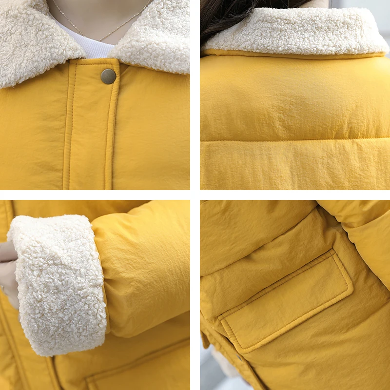 2020 Women's Winter Long Jacket Loose Solid Plus Size Female Cold Coat Turn Down Collar Cotton Padded Thick Loose Parkas Woman
2020 Women's Winter Long Jacket Loose Solid Plus Size Female Cold Coat Turn Down Collar Cotton Padded Thick Loose Parkas Woman