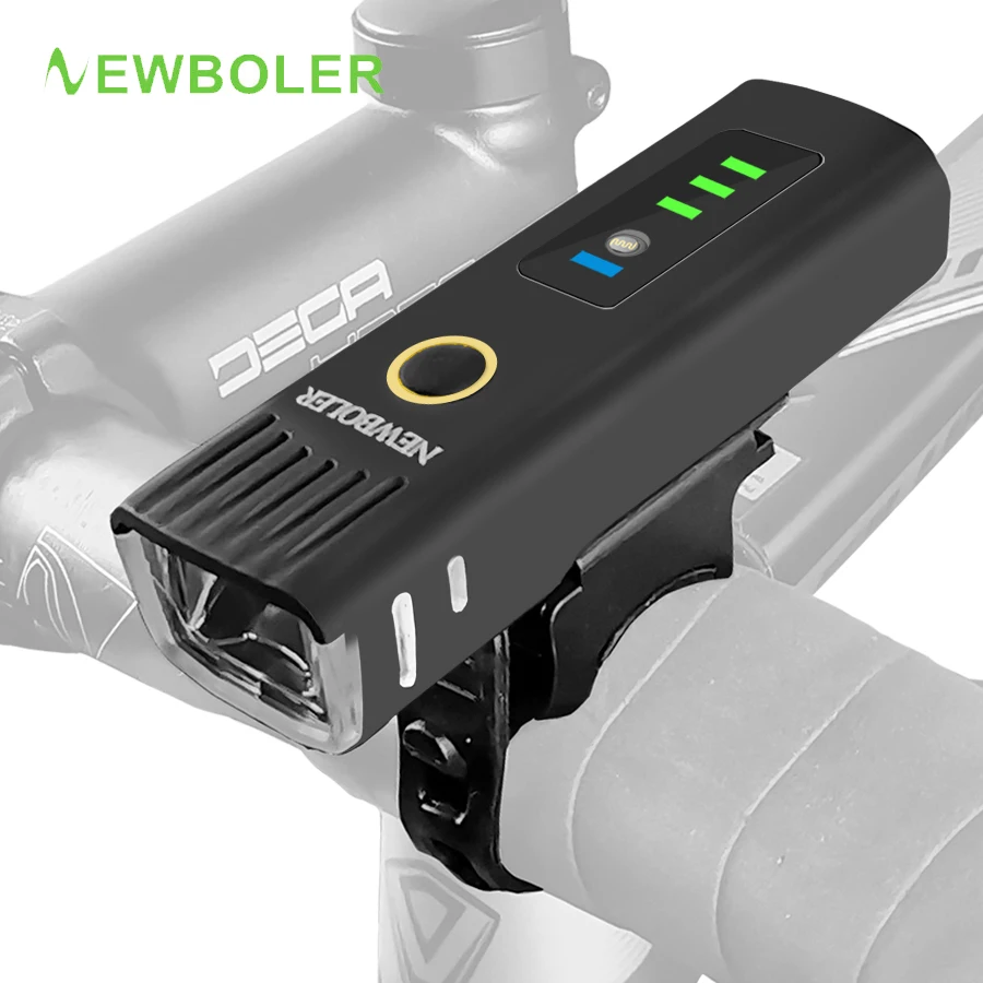 Велосипедный фонарь NEWBOLER, Интеллектуальный индукционный передний светодиодный фонарь с зарядкой через USB, для горных велосипедов
Велосипедный фонарь NEWBOLER, Интеллектуальный индукционный передний светодиодный фонарь с зарядкой через USB, для горных велосипедов
