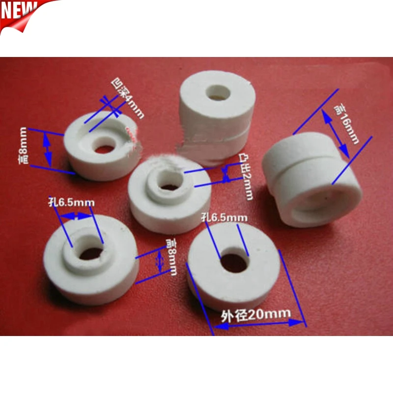20pcs M6 High Temperature Porcelain Washers Insulating Ceramics Terminals
20pcs M6 High Temperature Porcelain Washers Insulating Ceramics Terminals