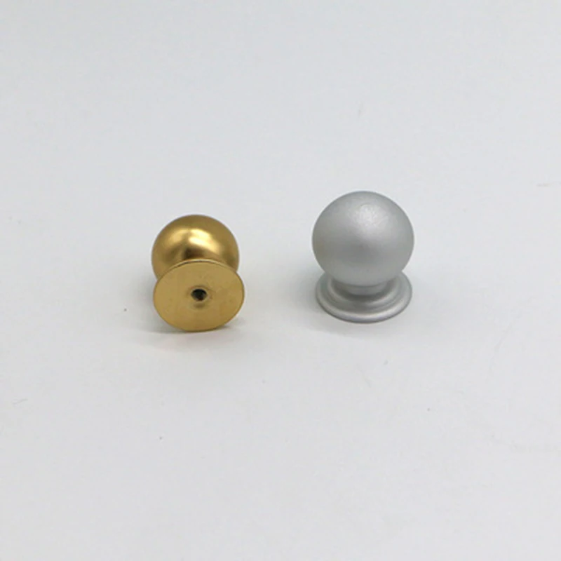Furniture Handles Solid Round Spherical Single Hole Handles for Cabinets and Drawers Simple Matte Golden Aluminum Cabinet Knobs
Furniture Handles Solid Round Spherical Single Hole Handles for Cabinets and Drawers Simple Matte Golden Aluminum Cabinet Knobs