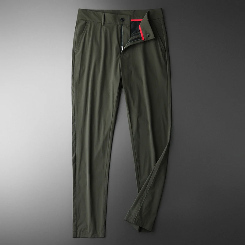 New Summer Army Green Mens Pants Luxury Solid Color Thin Casual Man Suit Pants Fashion Slim Fit Yarn-dyed Plaid Mantrousers
New Summer Army Green Mens Pants Luxury Solid Color Thin Casual Man Suit Pants Fashion Slim Fit Yarn-dyed Plaid Mantrousers