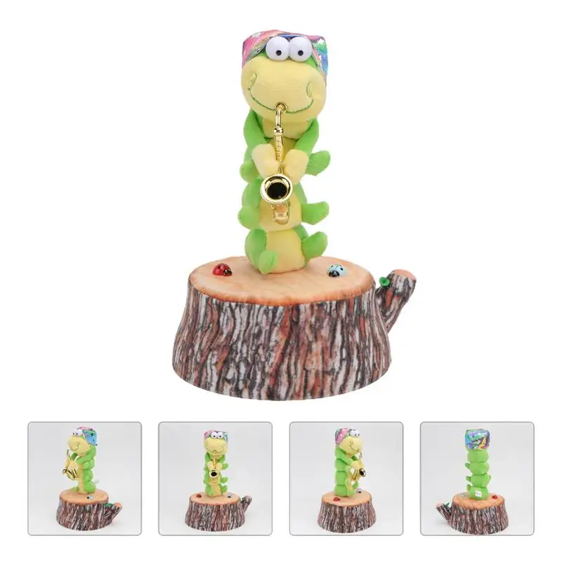 1Pc Electric Dancing Caterpillar Toy Cartoon Kids Musical Plaything Party Supply