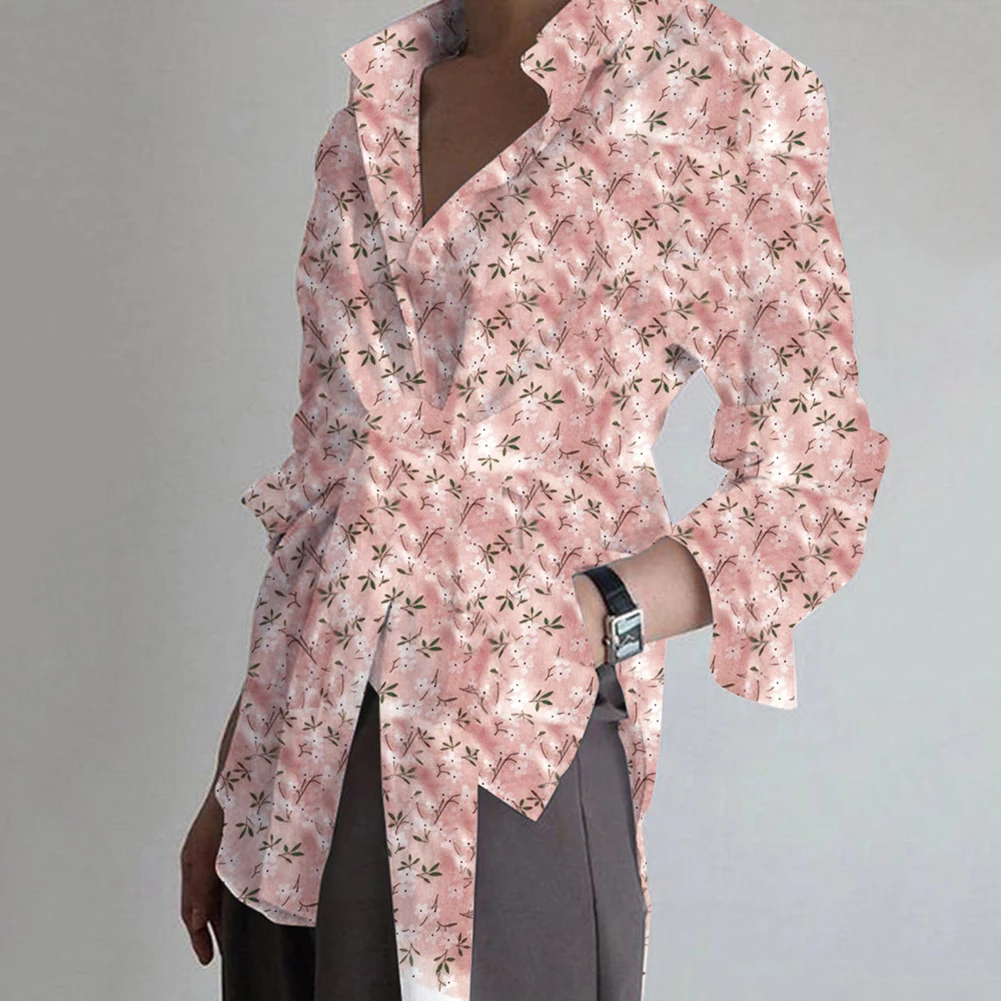 Fashion Women Shirt Letter Printed Casual V-neck Long Sleeve Shirt Loose Bandage Elegant Chic Tops Blouse Ladies Costume
Fashion Women Shirt Letter Printed Casual V-neck Long Sleeve Shirt Loose Bandage Elegant Chic Tops Blouse Ladies Costume