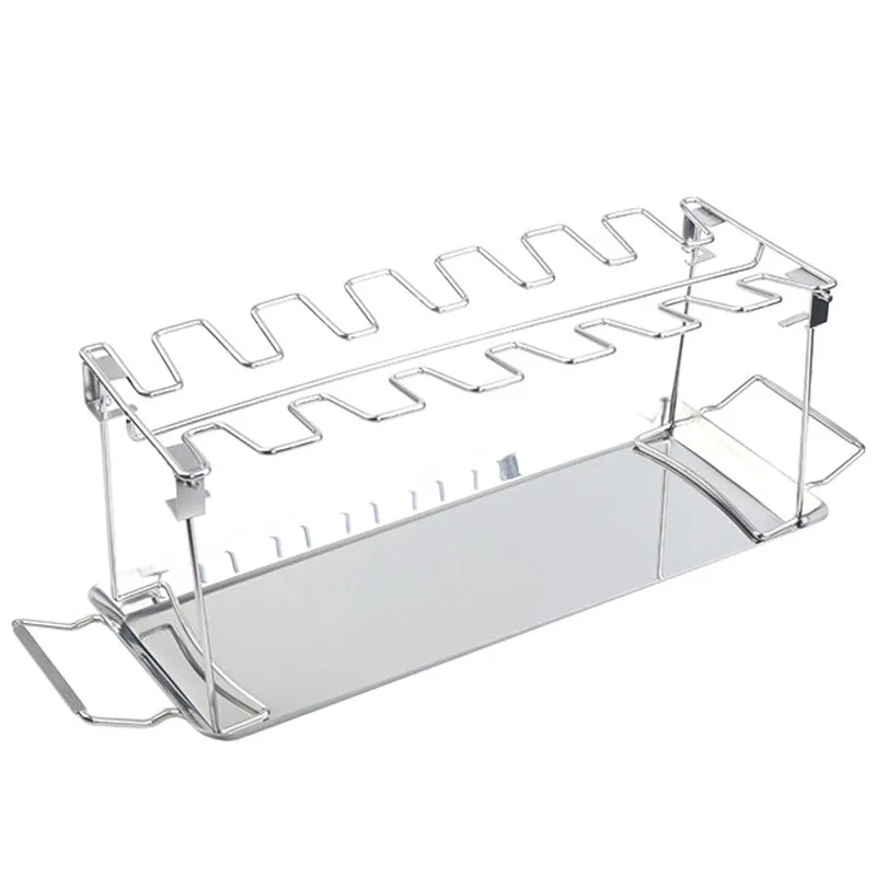 Portable Folding Stainless Steel Grilled Chicken Leg Rack Grilled Chicken Rack Barbecue Tray Barbecue Supplies Accessories
Portable Folding Stainless Steel Grilled Chicken Leg Rack Grilled Chicken Rack Barbecue Tray Barbecue Supplies Accessories
