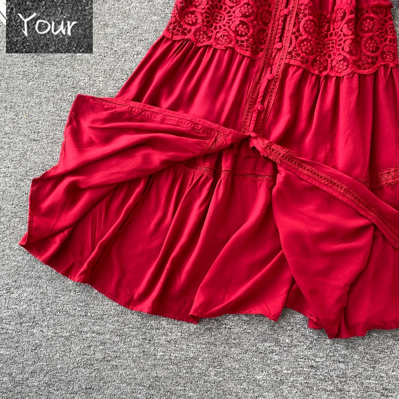 Autumn White/Red Embroidery Women Long Dress Elegant V-neck Long Sleeve High Waist Big Swing Single-breasted Casual Dresses 2020
Autumn White/Red Embroidery Women Long Dress Elegant V-neck Long Sleeve High Waist Big Swing Single-breasted Casual Dresses 2020
