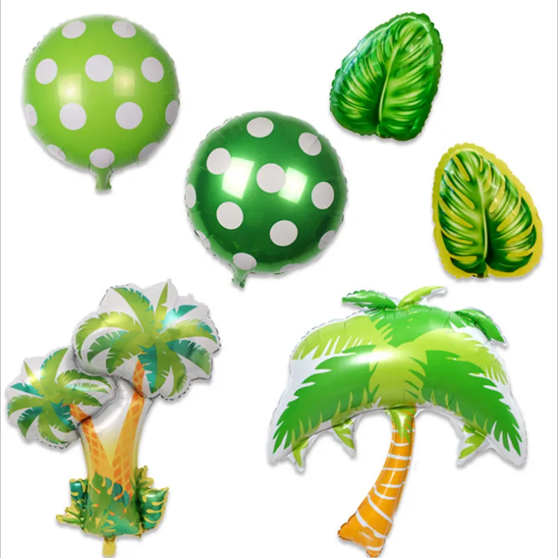 Coconut Palm Paulownia Aluminum Foil Balloon Round Big Wave Point Back of Turtle Leaves Anniversary Birthday Party Decoration
Coconut Palm Paulownia Aluminum Foil Balloon Round Big Wave Point Back of Turtle Leaves Anniversary Birthday Party Decoration