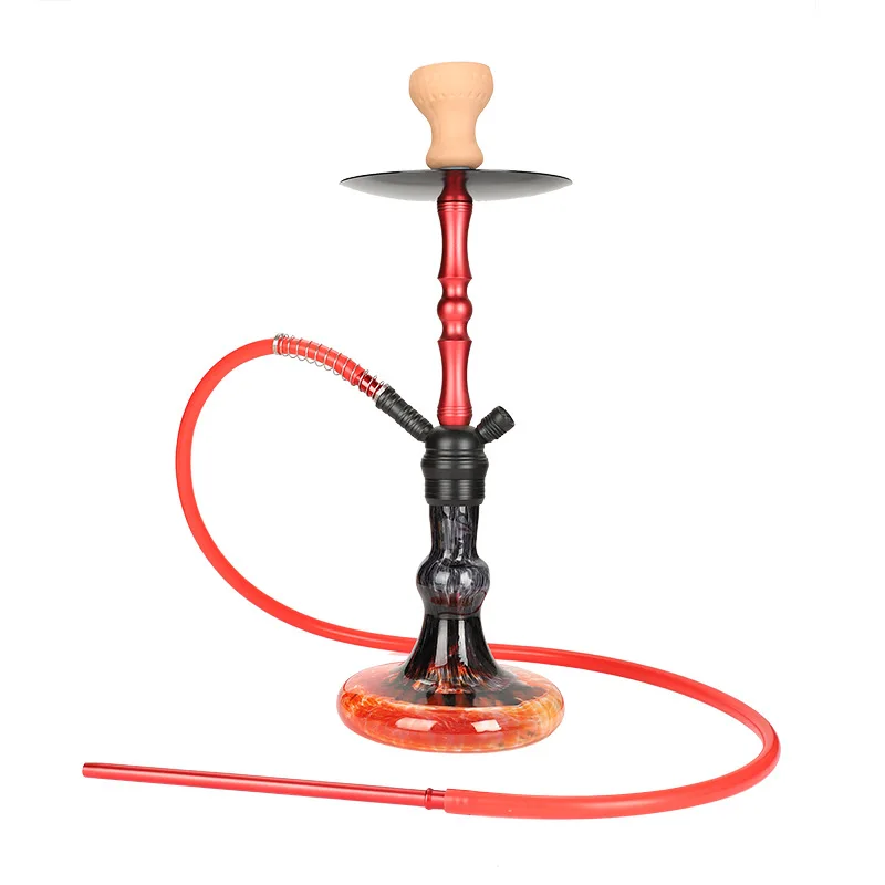 

Arabian Hookah Full Set Single-Tube Smoking Pipe Hookahs Aluminum Alloy Vaporesso Glass Shisha Dab Rig Chicha Accessories