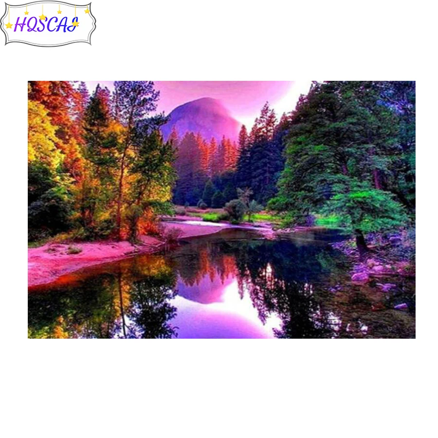 5D DIY Diamond Painting Tree river mountain Cross Stitch Kit Full Drill Embroidery Mosaic Picture Of Rhinestones Gift Home Decor
5D DIY Diamond Painting Tree river mountain Cross Stitch Kit Full Drill Embroidery Mosaic Picture Of Rhinestones Gift Home Decor