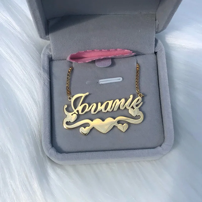 Fashion Ribbon Heart Necklaces For Women Personalized Nameplate Jewelry Stainless Steel Pendant Letter Necklace Special Gift
Fashion Ribbon Heart Necklaces For Women Personalized Nameplate Jewelry Stainless Steel Pendant Letter Necklace Special Gift