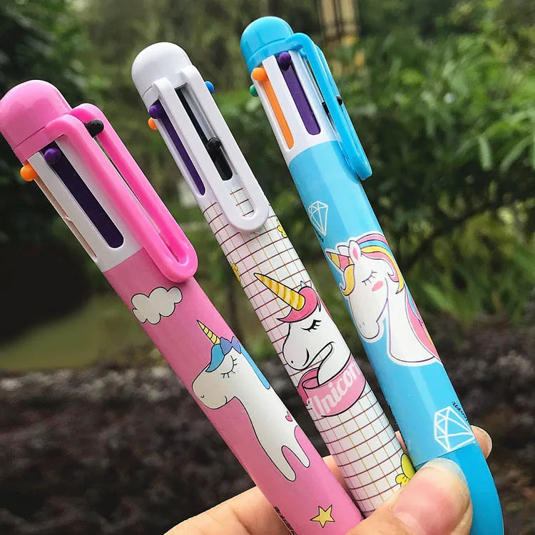 Novelty 6 Colors In 1 Unicorn Ballpoint Pen Rainbow Kawaii Flamingo Ball Pen for Kids Gift Creative Material School Supplies
Novelty 6 Colors In 1 Unicorn Ballpoint Pen Rainbow Kawaii Flamingo Ball Pen for Kids Gift Creative Material School Supplies