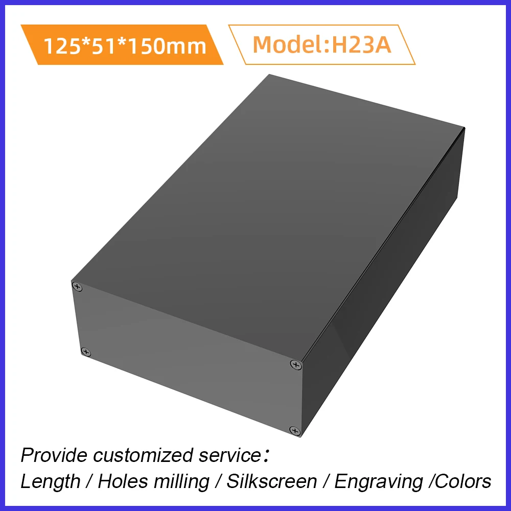 Electrical Box Circuit Board Pcb Fabrication Enclosure Custom Ams Electronic Components Housing H23 125*51mm
Electrical Box Circuit Board Pcb Fabrication Enclosure Custom Ams Electronic Components Housing H23 125*51mm