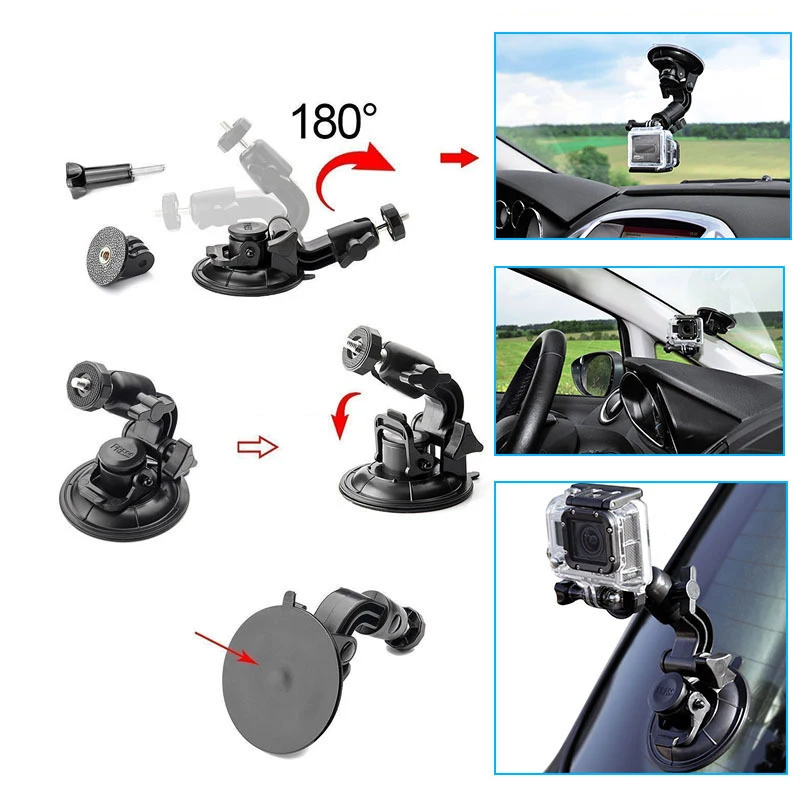 Suction Cup Set for Gopro Hero 3+ 4 5 6 7 for yi Action Camera Accessorie Car Windshield Suction Cup 
Suction Cup Set for Gopro Hero 3+ 4 5 6 7 for yi Action Camera Accessorie Car Windshield Suction Cup