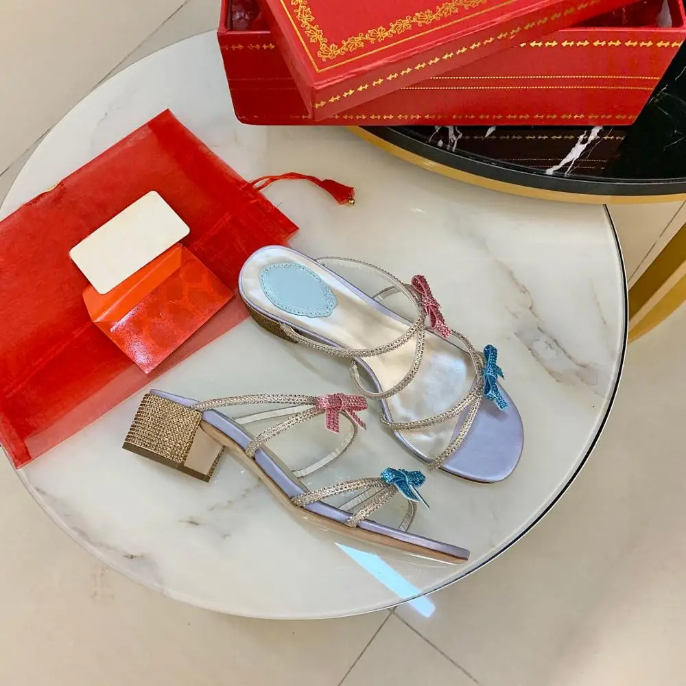 Ollymurs Butterfly-knot Slippers Silk Crystal Women Shoes High Heels Rhinestone Slippers Women Genuine Leather Slides Sandals
Ollymurs Butterfly-knot Slippers Silk Crystal Women Shoes High Heels Rhinestone Slippers Women Genuine Leather Slides Sandals
