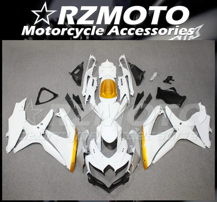 Injection New ABS Whole Fairings kit Fit for Suzuki GSX-R 600 750 K8 2008 2009 2010 08 09 10 Bodywork set white golden
Injection New ABS Whole Fairings kit Fit for Suzuki GSX-R 600 750 K8 2008 2009 2010 08 09 10 Bodywork set white golden